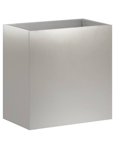Vaso da giardino Argento 50 x 30 x 40 cm Acciaio Inox
