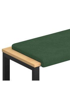 Cuscino per panchina corduroy Verde Scuro Profondità 35 cm 2