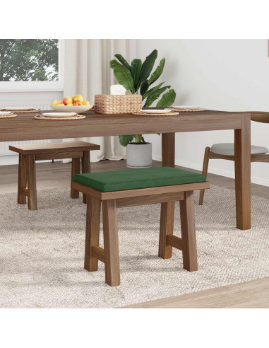 Cuscino per panchina corduroy Verde Scuro Profondità 35 cm