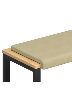 Cuscino per panchina corduroy Grigio Verde Profondità 35 cm 2