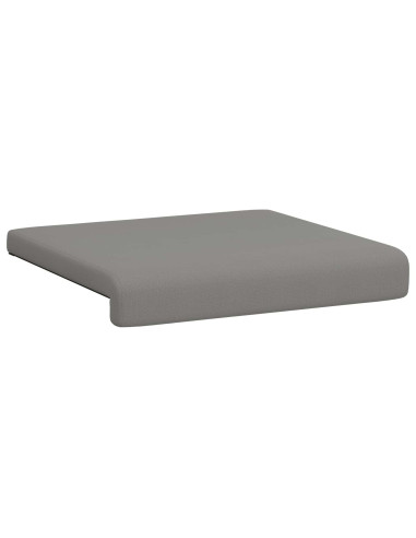 Cuscino per panchina 2 pz Velvet testurizzato Grigio Scuro