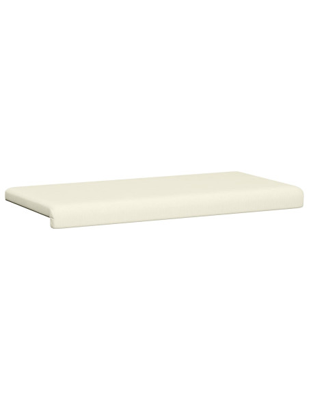 Cuscino per panchina corduroy Crema Profondità 35 cm