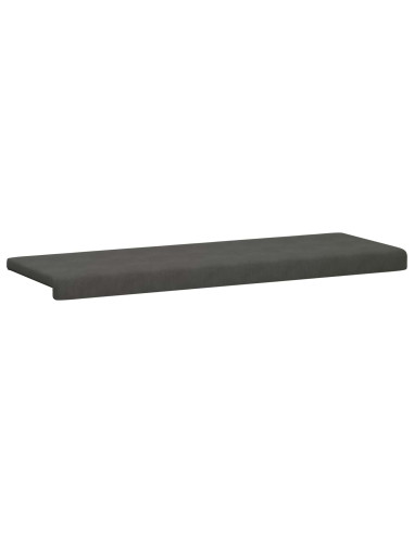 Cuscino per panchina corduroy Grigio Scuro Profondità 35 cm