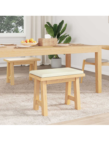 Cuscino per panchina corduroy Crema Profondità 35 cm