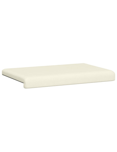 Cuscino per panchina corduroy Crema Profondità 35 cm