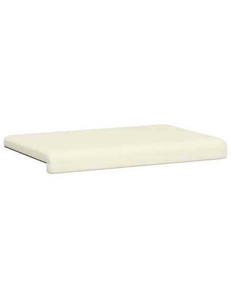 Cuscino per panchina corduroy Crema Profondità 35 cm