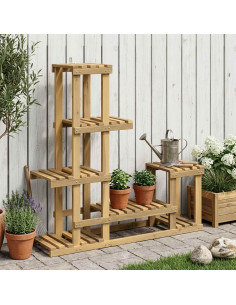 Supporto per piante Bianco 93,5 x 25 x 91,5 cm