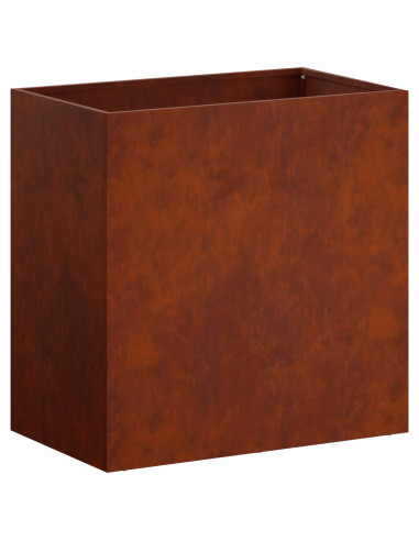 Vaso da giardino Ruggine 50 x 30 x 50 cm Acciaio Corten
