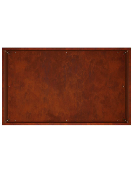 Vaso da giardino Ruggine 50 x 30 x 50 cm Acciaio Corten