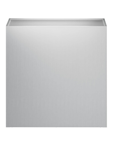 Vaso da giardino Argento 50 x 30 x 40 cm Acciaio zincato