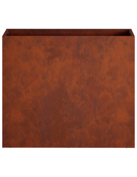 Vaso da giardino Ruggine 50 x 20 x 40 cm Acciaio Corten