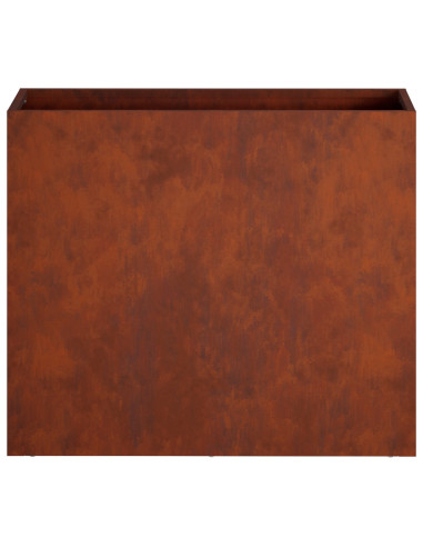 Vaso da giardino Ruggine 50 x 20 x 40 cm Acciaio Corten