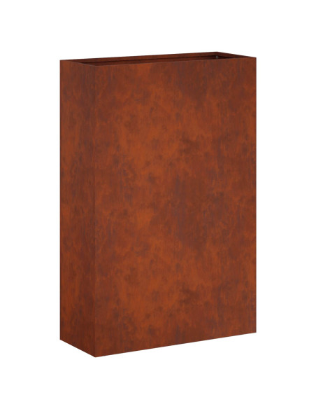 Vaso da giardino Ruggine 50 x 20 x 75 cm Acciaio Corten