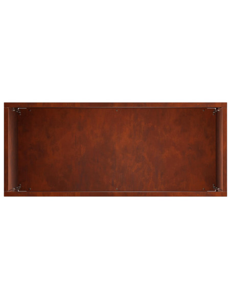 Vaso da giardino Ruggine 50 x 20 x 75 cm Acciaio Corten