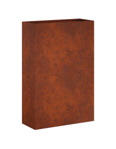 Vaso da giardino Ruggine 40 x 20 x 75 cm Acciaio Corten 2
