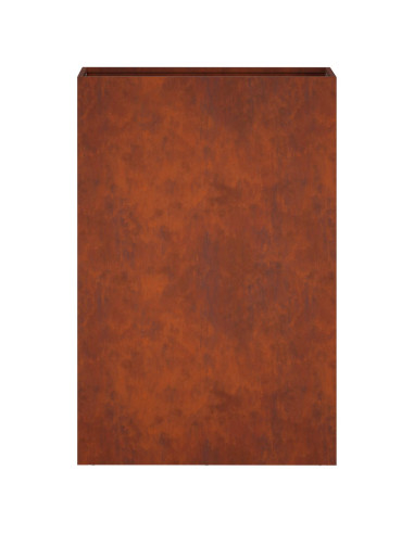 Vaso da giardino Ruggine 40 x 20 x 75 cm Acciaio Corten