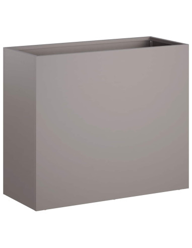 Vaso da giardino 2 pz Ruggine 50 x 20 x 40 cm Acciaio Corten