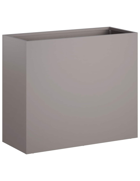 Vaso da giardino 2 pz Ruggine 50 x 20 x 40 cm Acciaio Corten
