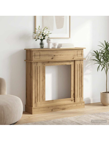 Cornice per camino Rovere Artigianale 102 x 26 x 100 cm