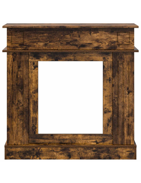 Cornice per camino Rovere Fumo 102 x 26 x 100 cm