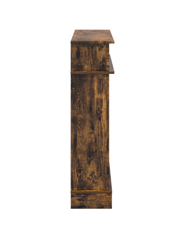 Cornice per camino Rovere Fumo 102 x 26 x 100 cm