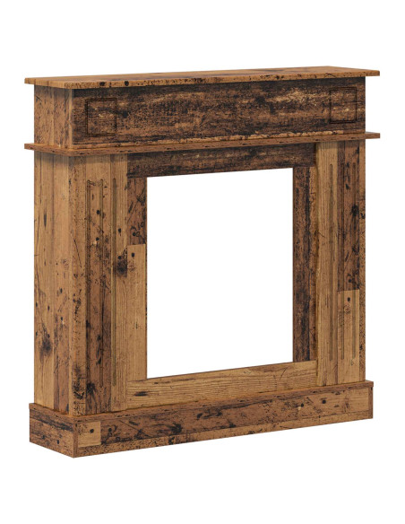 Cornice per camino Legno antico 102 x 26 x 100 cm