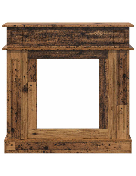 Cornice per camino Legno antico 102 x 26 x 100 cm