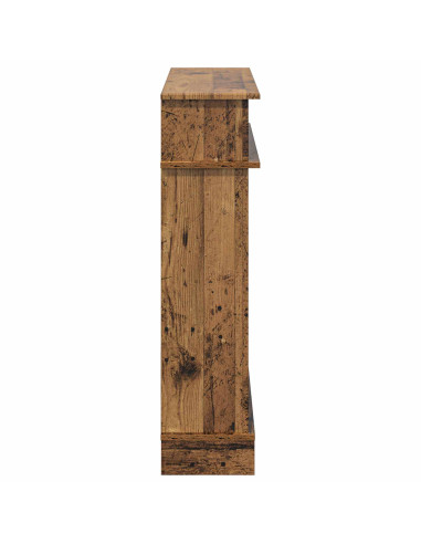 Cornice per camino Legno antico 102 x 26 x 100 cm