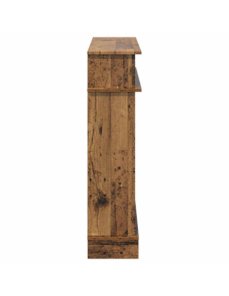 Cornice per camino Legno antico 102 x 26 x 100 cm