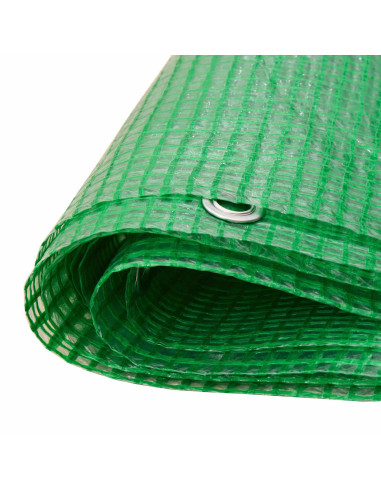 Telo con Occhielli Verde 8 x 10 m 140 gsm PE