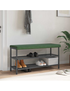 Cuscino per panchina corduroy Verde Scuro Profondità 35 cm