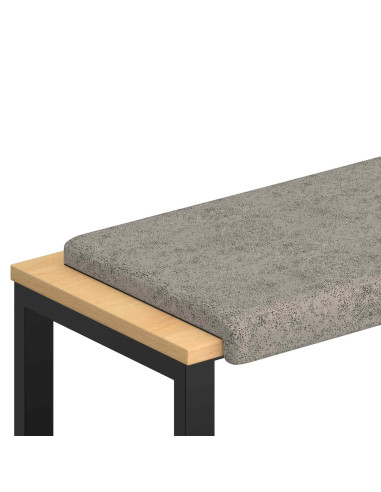 Cuscino per panchina Tessuto scamosciato sintetico
