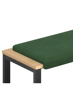 Cuscino per panchina corduroy Verde Scuro Profondità 35 cm 2