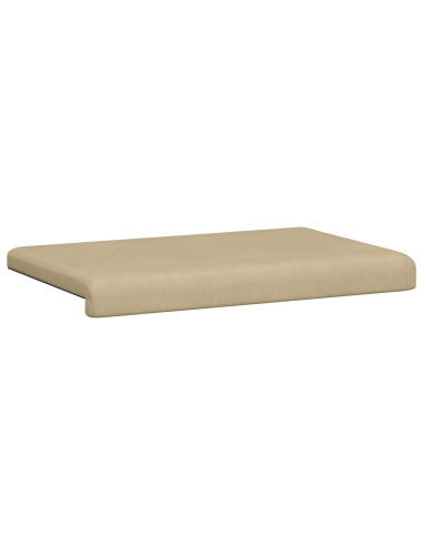 Cuscino per panchina corduroy Grigio Verde Profondità 35 cm