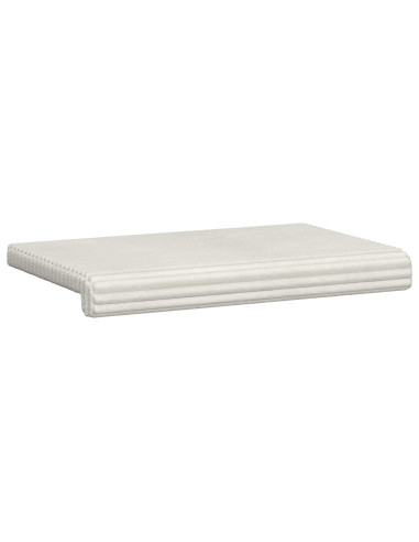 Cuscino per panchina Corduroy Morbido Crema Profondità 35 cm