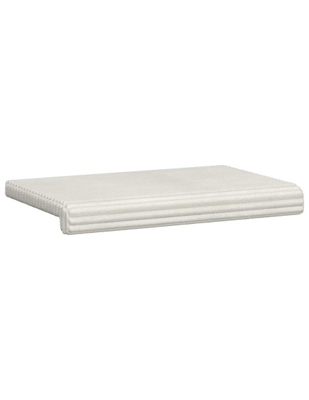Cuscino per panchina Corduroy Morbido Crema Profondità 35 cm