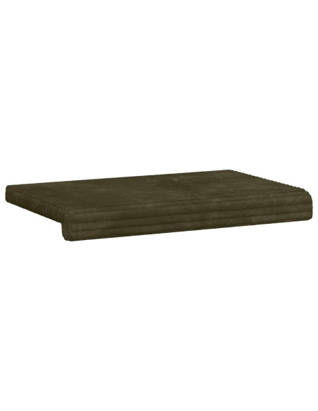 Cuscino per panchina Corduroy Morbido Verde Profondità 35 cm