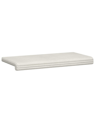 Cuscino per panchina Corduroy Morbido Crema Profondità 35 cm