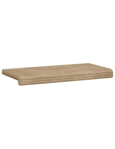 Cuscino per panchina Corduroy Morbido Tortora Profondità 35 cm