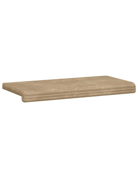 Cuscino per panchina Corduroy Morbido Tortora Profondità 35 cm