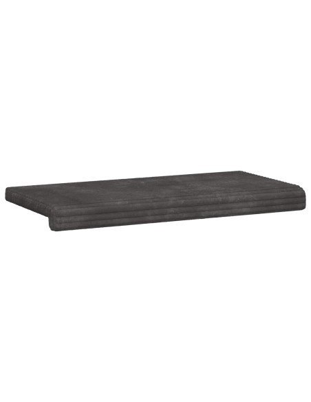 Cuscino per panchina Corduroy Morbido Grigio Scuro