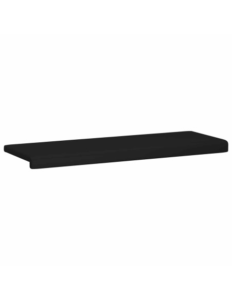 Cuscino per panchina Similpelle Nero Profondità 35 cm