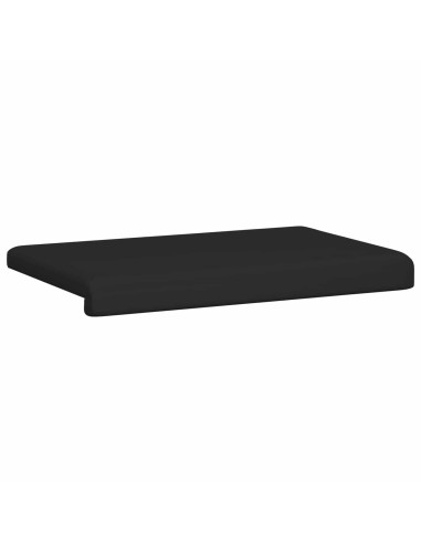 Cuscino per panchina Similpelle Nero Profondità 35 cm