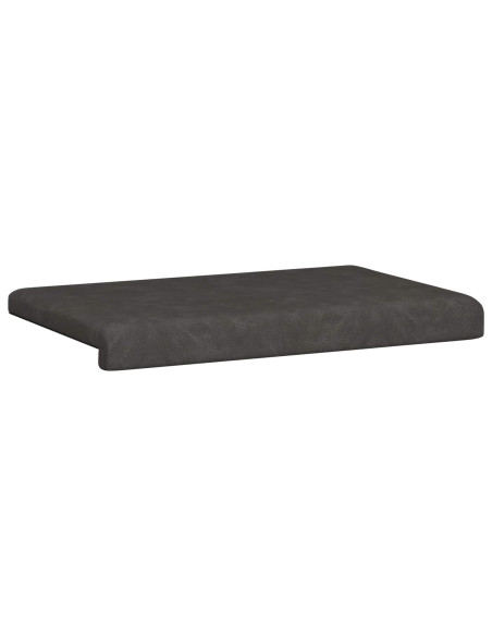Cuscino per panchina Similpelle Nero Profondità 35 cm