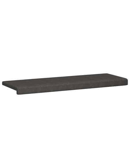 Cuscino per panchina Similpelle Nero Profondità 35 cm