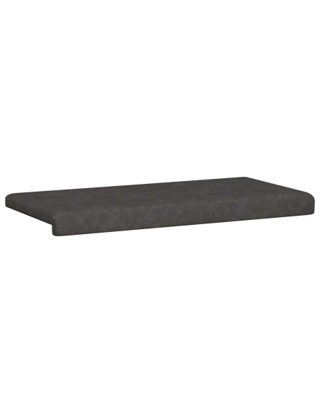 Cuscino per panchina Similpelle Nero Profondità 35 cm