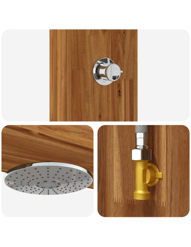 Doccia da esterno 226 cm Naturale