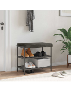 Cuscino per panchina Corduroy Morbido Antracite