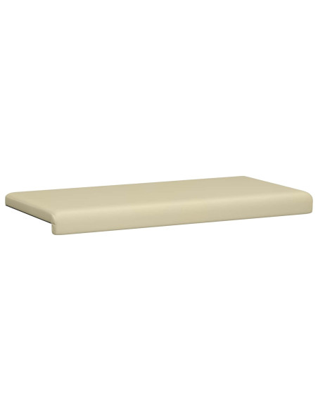 Cuscino per panchina Similpelle Crema Profondità 35 cm