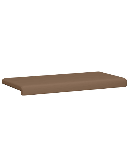Cuscino per panchina Similpelle Cappuccino Profondità 35 cm